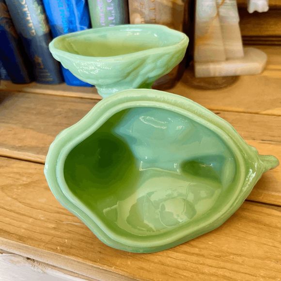 Mosser Glass Jadeite Glass Large Standing Rooster - Picture 3 of 6